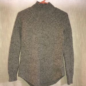 Winter sweater with button detail